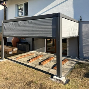 Pergola Mirador Solid 80 3x4 z roletą 3 i 4 m